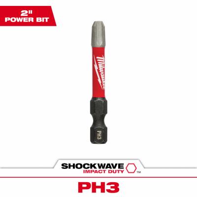 Rental store for Shockwave Phillips  3 Power Bit, 2-In. in Grove OK