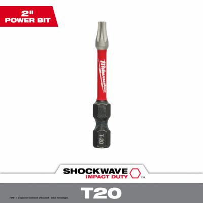 Rental store for Shockwave T20 Torx Power Bit, 2-In. in Grove OK